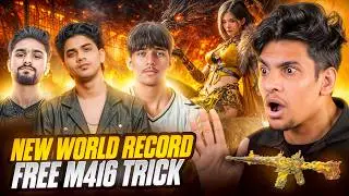 ZERO UC Trick 😳 Get Free New LV8 M416 Skin in BGMI | 2 Lakh UC Crate Opening - NEW RECORD🔥