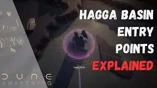 Dune: Awakening | Overland Map entry points to Hagga Basin