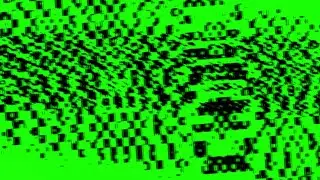 Green Screen Glitch Texture - Noisy Effect Loop | Free Download