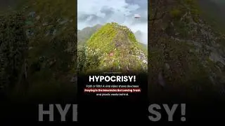 People Came to Pray, Left Plastic Behind | Viral Mountain Video #environmentalpollution  #civicsense