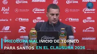 🚨 Dura derrota ante Toluca: Francisco Rodr&iacute;guez y el golpe de Santos I CONFERENCIA DE PRENSA