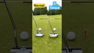 Normal vs 0 Torque Odyssey Putter #golf #golfer #golfputting