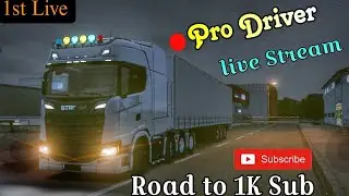 🔴Pro Driver live🔥 || Truckers Of Europe3 Upcoming Big Update😎||Road To 1K Sub