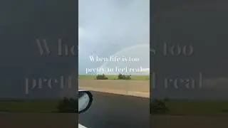 When life is too pretty to feel real #rainbow #fullrainbow #relaxingvideo #rainbowarch