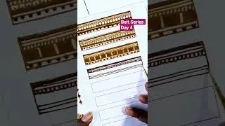 🌿🍁How To Make Belt Mehandi Design🍁🌿#mehandiarts#mehandishort #bridalmehndi #bridalmehndidesign