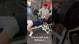 TB to my last bulk, 365 bench&hellip;i miss it..#fitness #motivation #gym #aesthetic #chest #bench #pr #lar