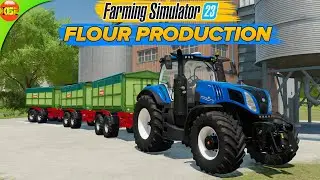 Making Flour from Wheat, Oat and Sorghum | Farming Simulator 23