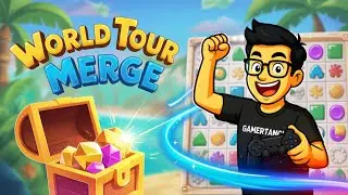 World Tour Merge 🌍 ✈️ | Travel Puzzle Adventure 🎮 🧩