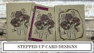 Bouquet of Thanks | Stepped Up Card Designs
