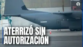 Senado no autorizó aterrizaje de avión de EU, revela periodista