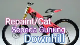 #repaintsepeda Repaint Sepeda Gunung downhill decal cutting Santa Cruz❗