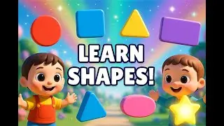 Shapes Adventure Song for Kids | Circle Square Triangle | 3D Learning for Toddlers