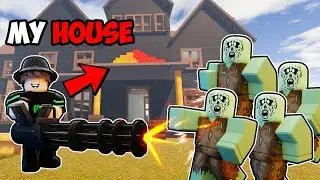 Мне нужно защитить свой дом от МОНСТРОВ в Roblox..(у них не было шансов..)