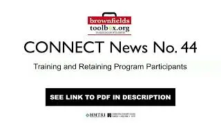 CONNECT News No. 44 - Training and Retaining Program Participants