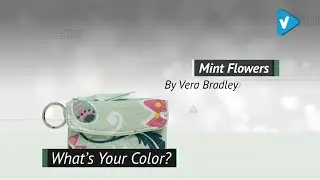 Vera Bradley Iconic Jen Zip ID, Signature Cotton, 2019 Great Colors & Style Collection
