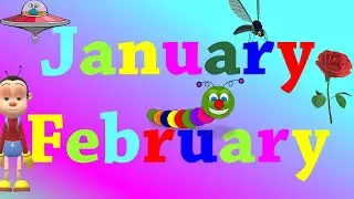 Months of the year | 12 Month Name | January February | Months Name for Kids