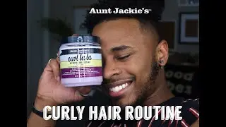Curly Hair Routine For Men | Auntie Jackie Coils & Curls