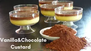 VANILLA AND CHOCOLATE CUSTARD-HOW TO MAKE VANILLA AND CHOCOLATE PUDDING