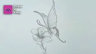 Online classes: How to Draw Stunning butterfly on a rose