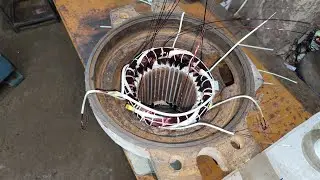 9.3 kw dewatering electric motor winding l how the alternators works l three phase motors l motor