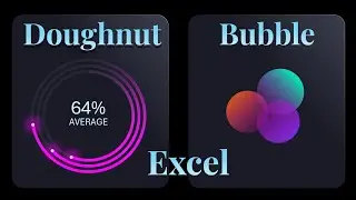 Doughnut and Bubble Chart with 3 Variables Values in Excel