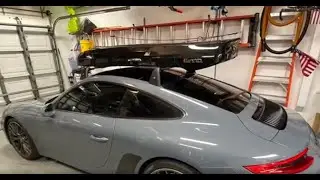 Inno Wedge 660 Cargo Box & Porsche Roof Transport Rack Overview & Installation on 911 991.2 C2S