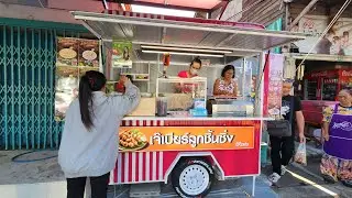 คนที่ไม่คิดจะท้อกลับมาสู้อีกครั้ง ร้านเจ๊เบียร์ลูกชิ้นซิ่ง #Streetfood #Shorts #thaifood  #ประจวบ