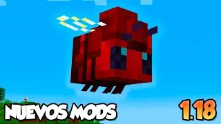 Mods para Minecraft 1.18 #6 - Abejas que Recogen Materiales y m&aacute;s! 👈