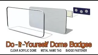 Domed Name Tags