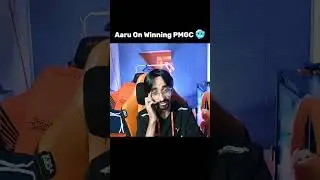 Aaru On Winning PMGC 🥶 #shorts #viral #aaru #og #pmgc #winning #bgmi