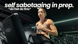 week in my life at 6 weeks out, self sabotage in bodybuilding.. i want to WIN!