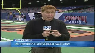 Bruce Rader's last show as WAVY sports director is Thursday