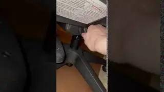 Myochair stuck handle, second day of use