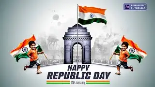 Republic day motion graphics | 26 january motion graphics | Republic day animation after effects