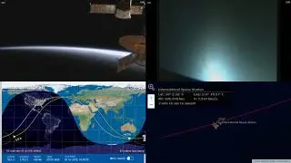 Sunset Above New Zealand - NASA/ESA ISS LIVE Space Station With Map - 884 - 2019-07-07