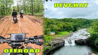 Devghat waterfall 2024 || umarpada || @The390biker #devghat