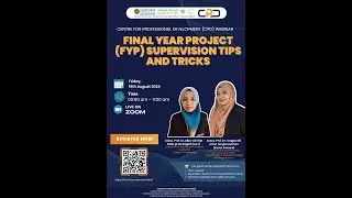 FINAL YEAR PROJECT (FYP) SUPERVISION TIPS AND TRICKS