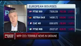 WPP's CEO says Russia's impact on overall business is 'relatively small'