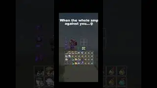 when the whole smp against you...💀 #minecraft #shorts