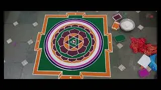 Sudarshana Mandala Marvel Stencil @9380405203 #sudarshanchakra #kuladeivam