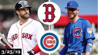 Boston Red Sox vs Chicago Cubs Highlights | March 25, 2019 | Spring Training