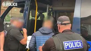 Manvers disorder arrests: Watch as officers arrest people on suspicion of violent disorder