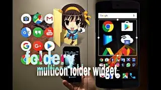 Folders multicon folder widget   make your home screen look batter & secure easy to use in hindi