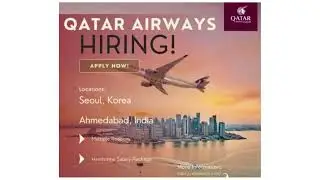 Qatar Airways Jobs in Korea &ndash; Senior Cargo Sales Executive Jobs in Seoul and Ahmedabad in India