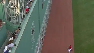 KC@BOS: Infante doubles off the ladder on the Monster