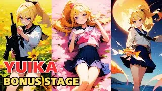 AI YUIKA BONUS STAGE【AIイラストスライドショー】パクリ屋達の夢を叶えた素晴らしいボーナス動画です。ユイカが制服に！花畑で寝そべり、銃を撃ち、金魚を飛ばします！