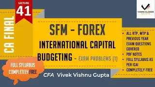 International Capital Budgeting : Exam Problems | Forex | CA Final SFM