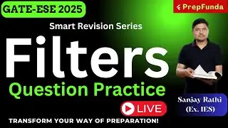 🎯GATE & ESE 2025|| EC/EE/IN|| ANALOG|| Question Practice Series|| Op-Amp; Filters⌛#gate2025