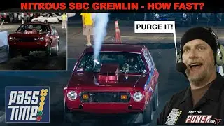 ПРОВЕДИТЕ ВРЕМЯ - Drag Racing Gameshow - Гремлин с закисью азота и SBC... Насколько быстро? Полны...