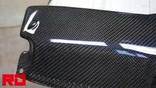 E46 BMW CARBON FIBER ENGINE COVER AND AIR DUCT CUSTOM PIECES - M3 330 328 325 323 - RD